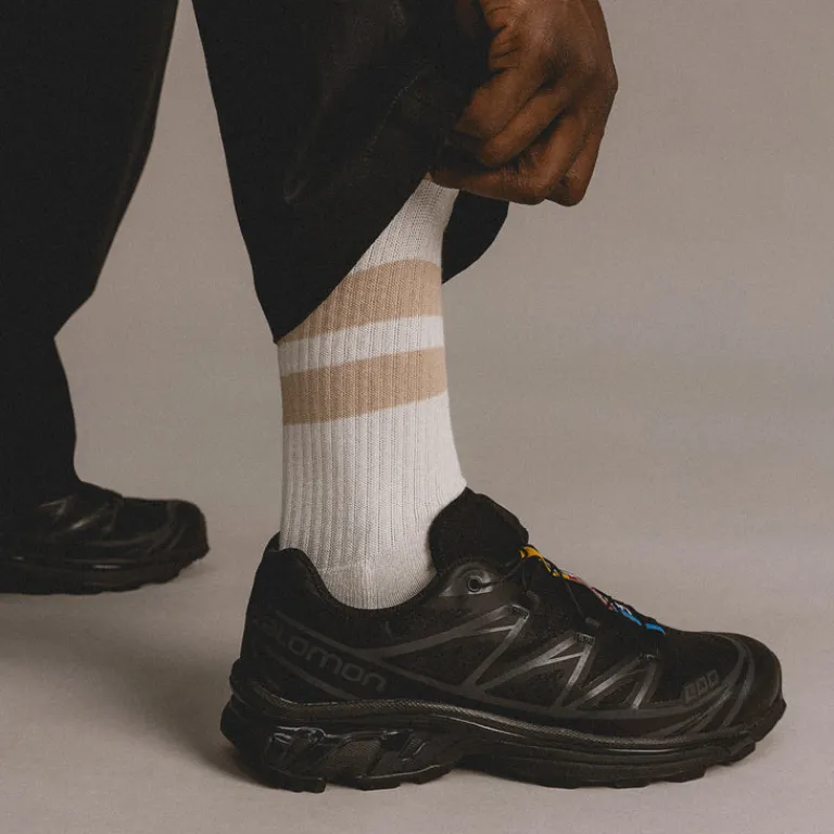 Asphaltgold Chaussettes*Crew Socks *2-Pack* Off White / Beige