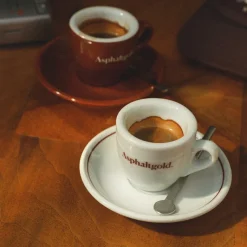 Asphaltgold Alle Anzeigen|Vaisselle*Espresso Set White / Brown