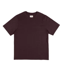 Asphaltgold T-Shirts*Essential Cotton T-Shirt Dark Bordeaux