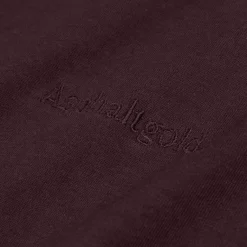 Asphaltgold T-Shirts*Essential Cotton T-Shirt Dark Bordeaux
