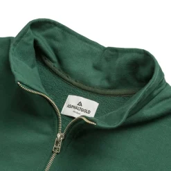Asphaltgold Pullover*Essential Half Zip Sweater Racing Green