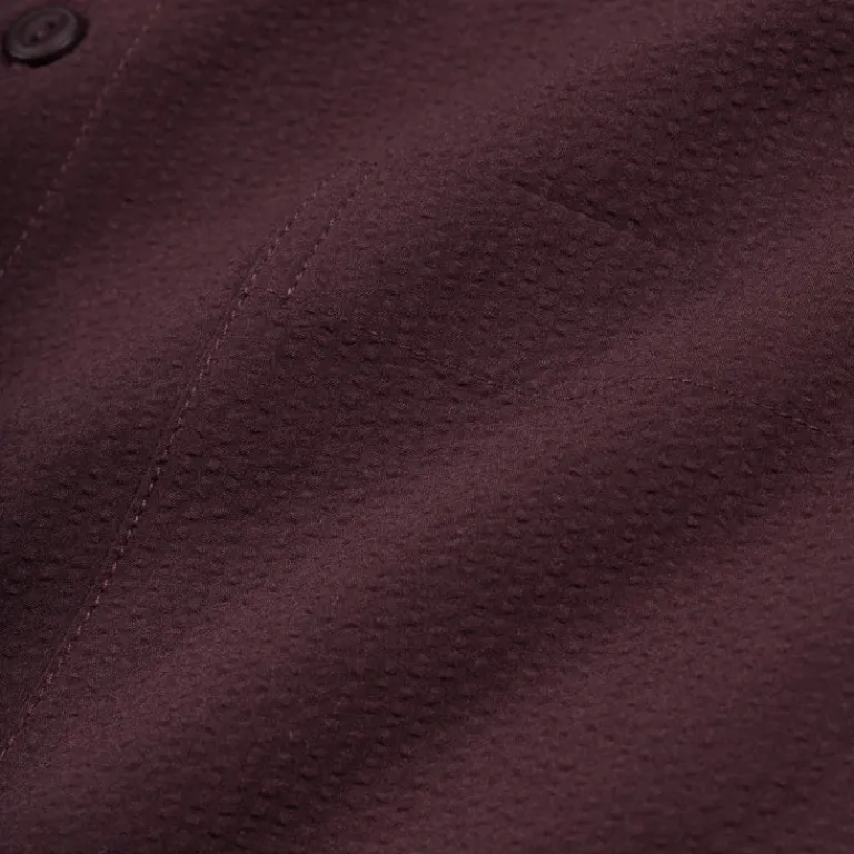 Asphaltgold Chemises*Essential Shirt Dark Bordeaux