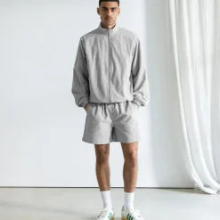 Asphaltgold Gilets*Essential Track Jacket Grey