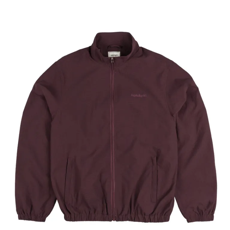 Asphaltgold Gilets*Essential Track Jacket Dark Bordeaux