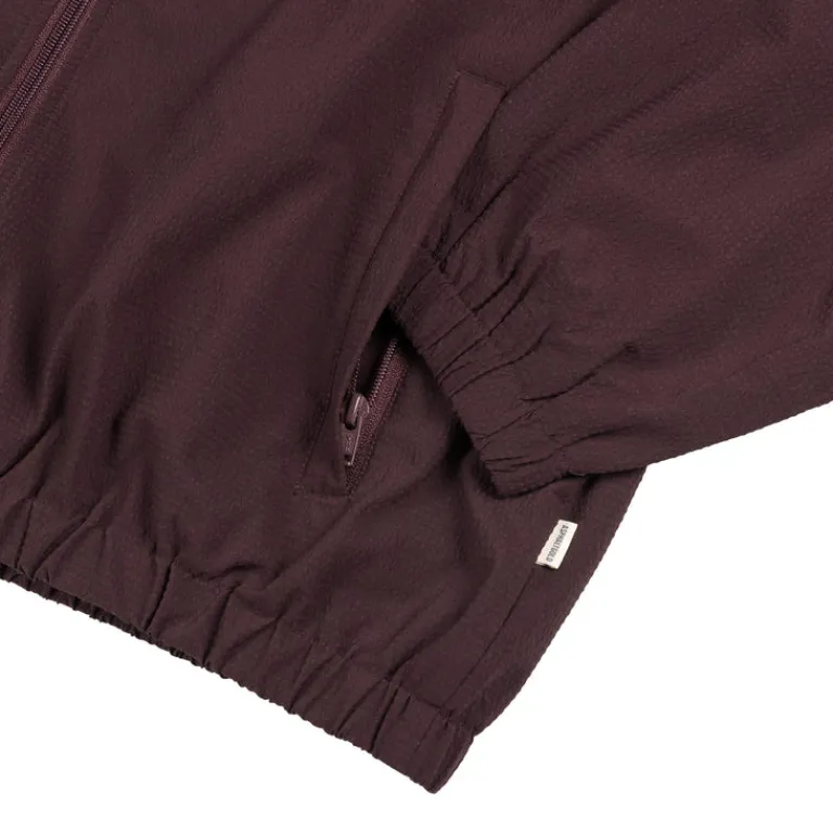 Asphaltgold Gilets*Essential Track Jacket Dark Bordeaux
