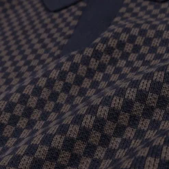 Asphaltgold Chemises*Knitted Shirt Blue/ Grey