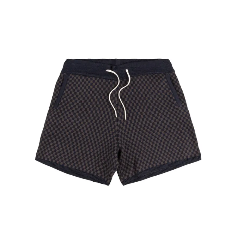 Asphaltgold Shorts*Knitted Shorts Blue/ Grey