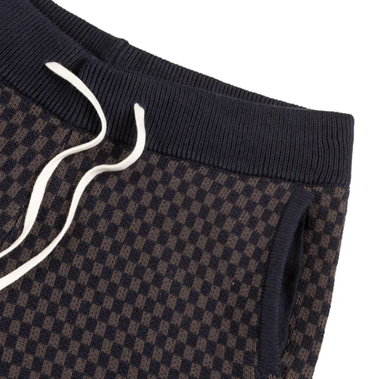 Asphaltgold Shorts*Knitted Shorts Blue/ Grey