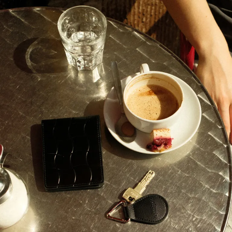 Asphaltgold Alle Anzeigen*Leather Keychain Black