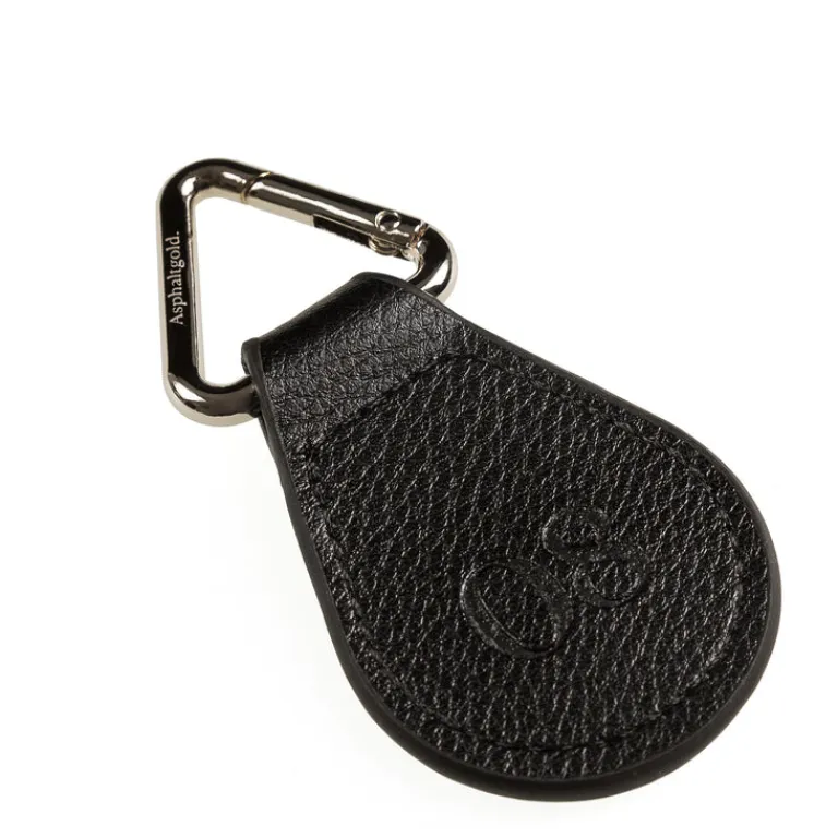 Asphaltgold Alle Anzeigen*Leather Keychain Black