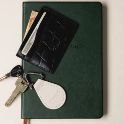 Asphaltgold Alle Anzeigen*Leather Keychain Off White