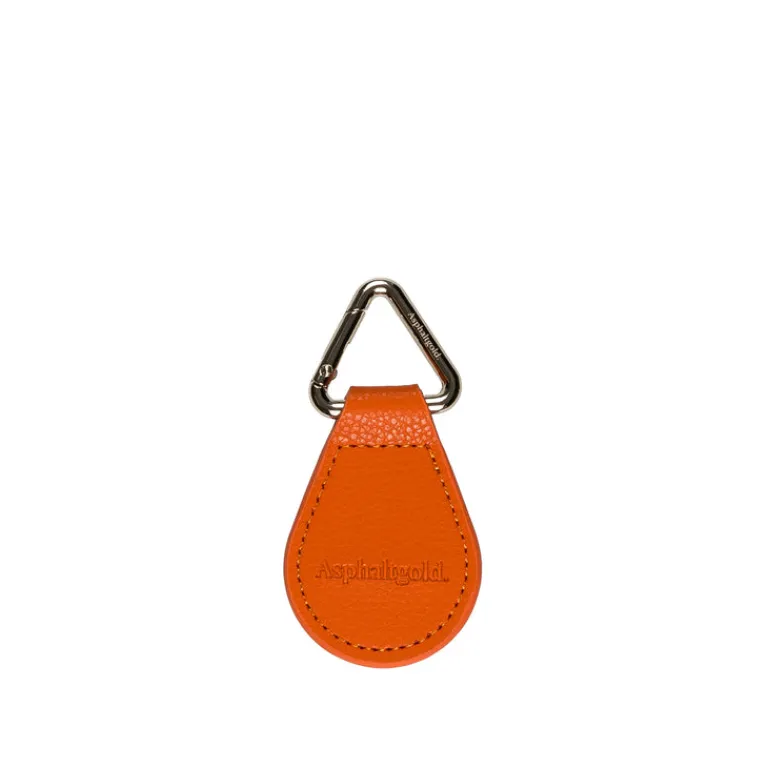 Asphaltgold Alle Anzeigen*Leather Keychain Orange