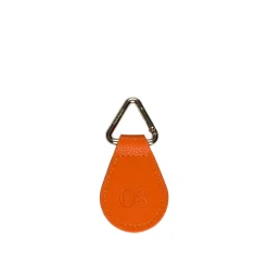 Asphaltgold Alle Anzeigen*Leather Keychain Orange