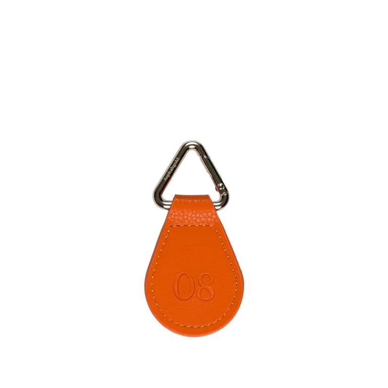 Asphaltgold Alle Anzeigen*Leather Keychain Orange