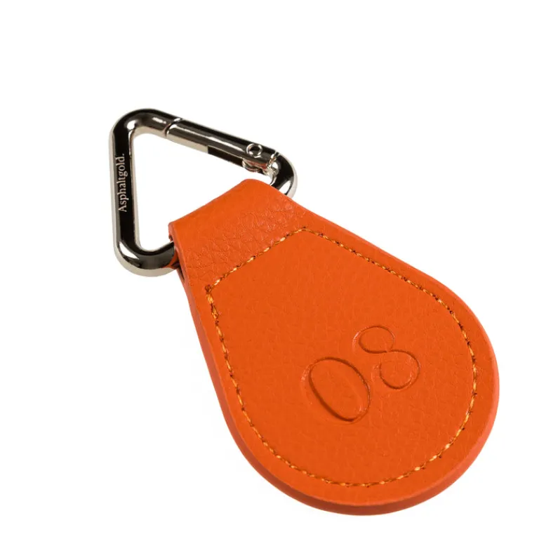 Asphaltgold Alle Anzeigen*Leather Keychain Orange