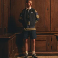 Asphaltgold Chemises**Never Enough.* Rugby Shirt Navy / Olive