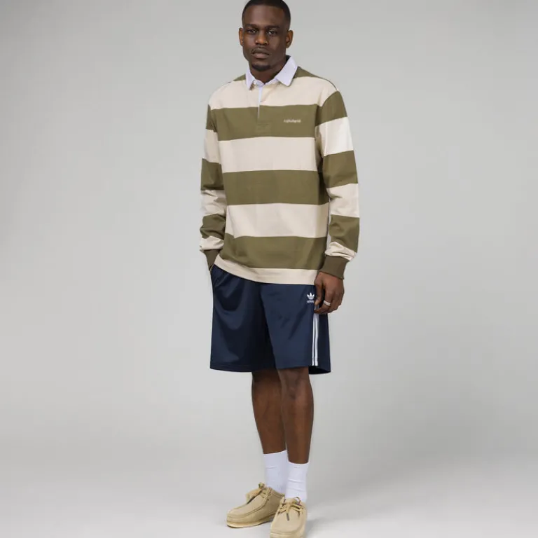 Asphaltgold Chemises**Never Enough.* Rugby Shirt Olive / Sand