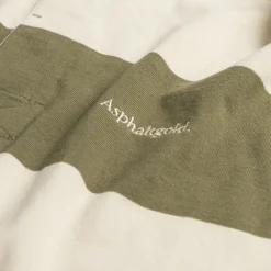Asphaltgold Chemises**Never Enough.* Rugby Shirt Olive / Sand