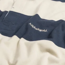 Asphaltgold Chemises**Never Enough.* Rugby Shirt Navy / Sand