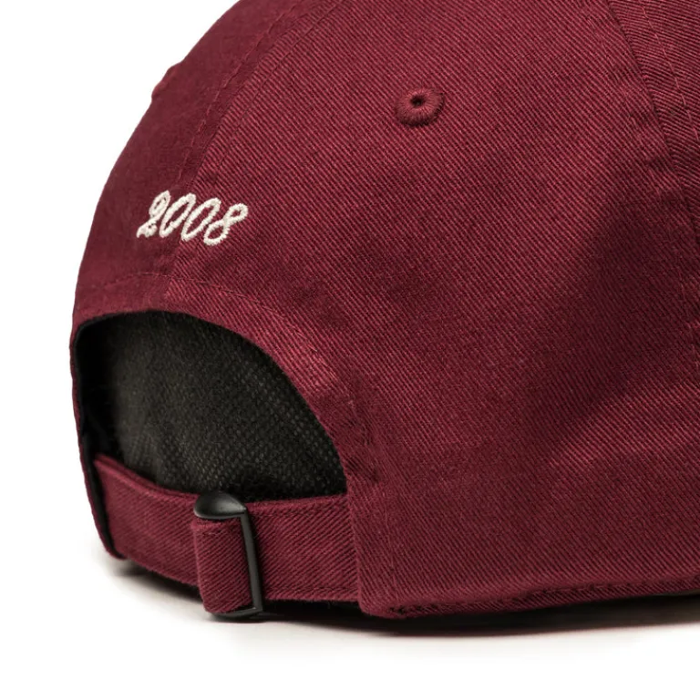 Asphaltgold Alle Anzeigen|Caps & Bucket Hats*Script Cotton Twill Cap Burgundy