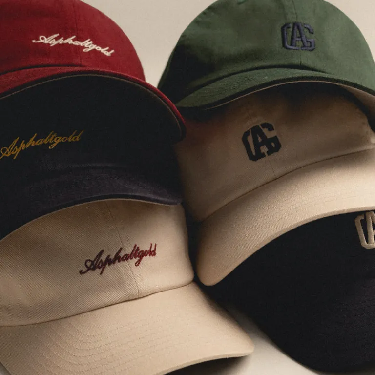 Asphaltgold Alle Anzeigen|Caps & Bucket Hats*Script Cotton Twill Cap Burgundy