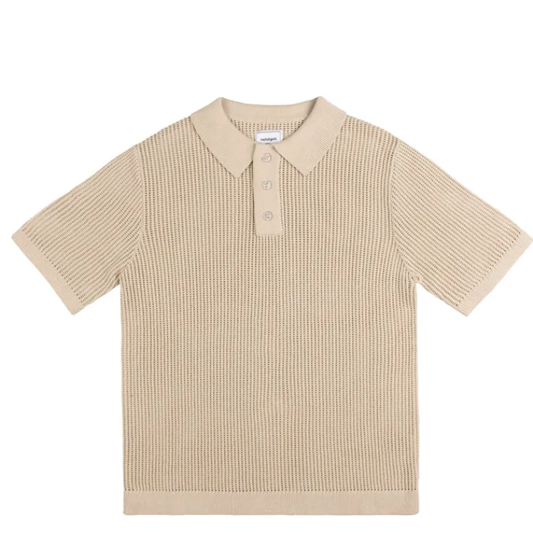 Asphaltgold Tricot|T-Shirts*Summer of Joy Crochet Shirt Sand
