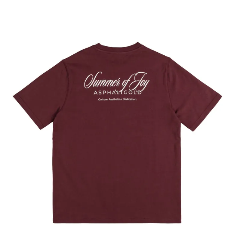 Asphaltgold T-Shirts*Summer of Joy T-Shirt Burgundy