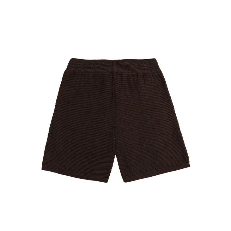 Asphaltgold Shorts*Summer of Joy Crochet Shorts Brown