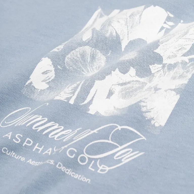 Asphaltgold T-Shirts*Summer of Joy T-Shirt Light Blue