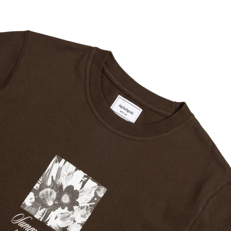Asphaltgold T-Shirts*Summer of Joy T-Shirt Brown