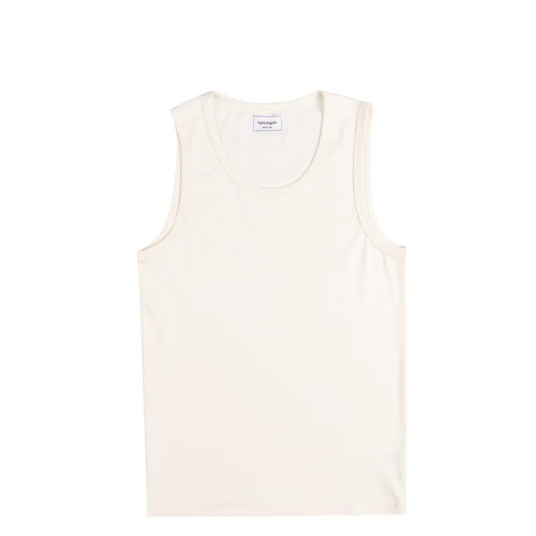 Asphaltgold T-Shirts*Third Place Ribbed Tanktop Marshmallow