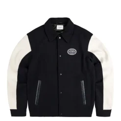 Asphaltgold Gilets*Third Place Varsity Jacket Navy / Marshmallow