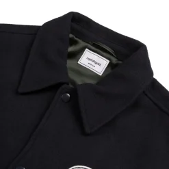 Asphaltgold Gilets*Third Place Varsity Jacket Navy / Marshmallow