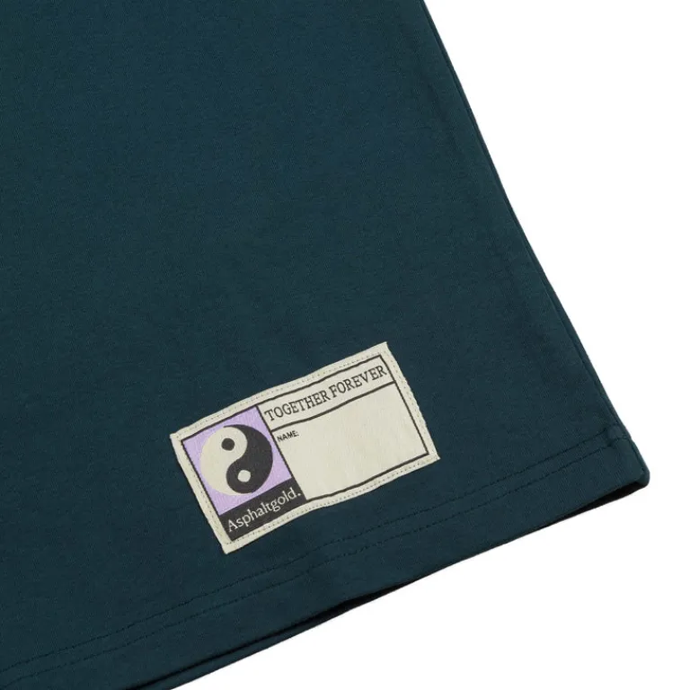 Asphaltgold T-Shirts*Together Forever - T-Shirt Navy / Off-White