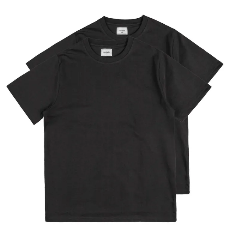 Asphaltgold T-Shirts*T-Shirt 2-Pack Black