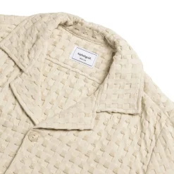 Asphaltgold Chemises*Waffle Shirt Sand