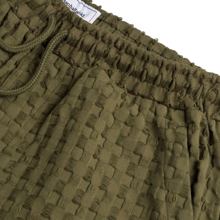 Asphaltgold Shorts*Waffle Shorts Olive