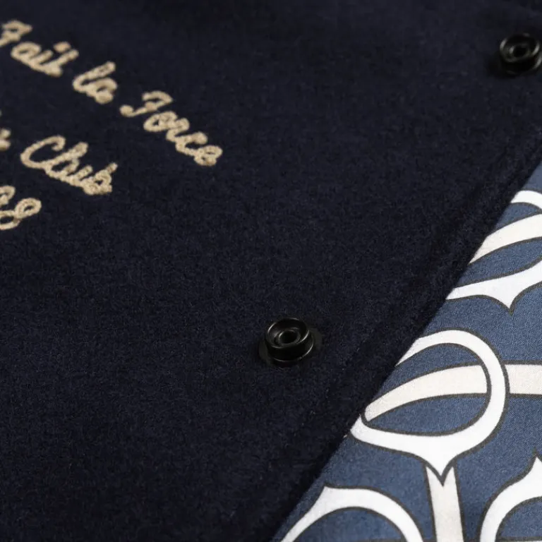 Asphaltgold Gilets*x SV Darmstadt OG98 Varsity Jacket Black / Navy