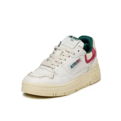 Autry Sneakers En Cuir|Chunky Sneakers*CLC W White / Carmine