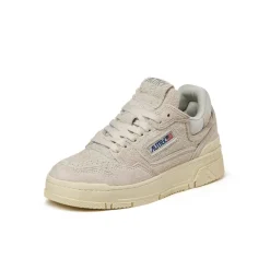 Autry Sneakers En Cuir|Chunky Sneakers*CLC W *Suede / Mesh* Cream / White