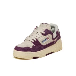 Autry Sneakers En Cuir|Chunky Sneakers*CLC W *Suede / Mesh* Cream / Barolo