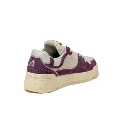Autry Sneakers En Cuir|Chunky Sneakers*CLC W *Suede / Mesh* Cream / Barolo