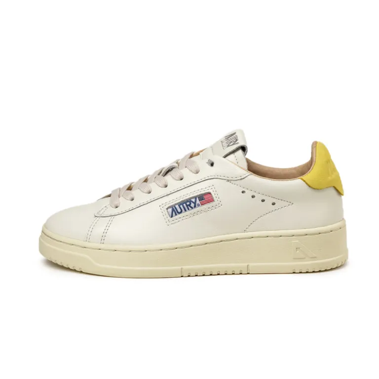 Autry Sneakers En Cuir|Sneakers Blancs*Dallas Low W Marshmallow Mash / Buttercup