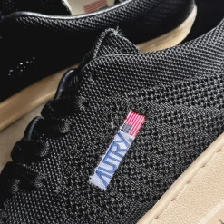 Autry Sneakers En Cuir*Easeknit *Knit / Leather* Black / Ivory