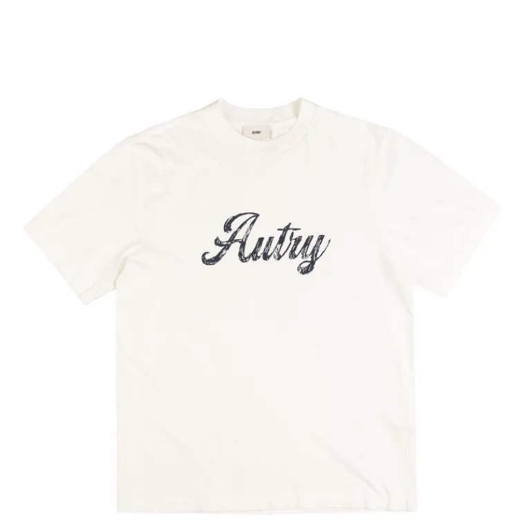 Autry T-Shirts*Edelweiss Back Graphic Tee White