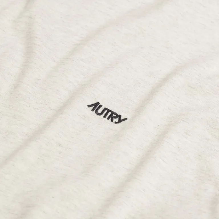 Autry T-Shirts*Embroidered Mini Logo Longsleeve Melange
