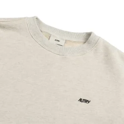 Autry Pullover*Embroidered Mini Logo Sweatshirt Melange