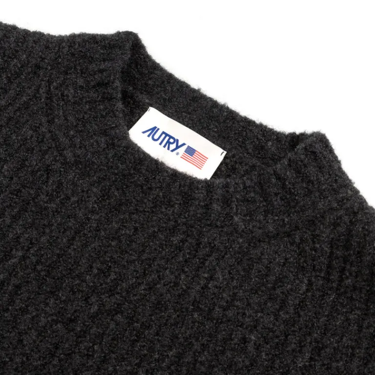 Autry Tricot*Fisherman Sweater Stone