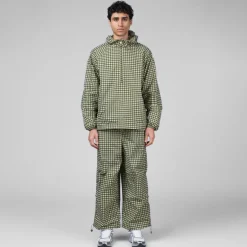 Autry Gilets*Graphic Anorak Nylon Allover Algae