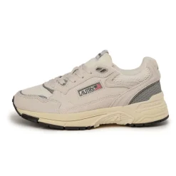 Autry Sneakers En Cuir|Sneakers Blancs*Hyperway *Suede / Mesh* White / Silver
